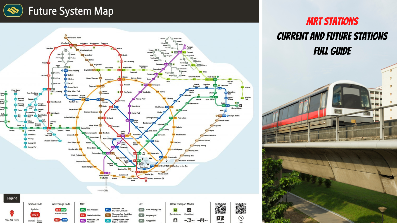 Singapore MRT Lines Current and Future Lines Complete Guide